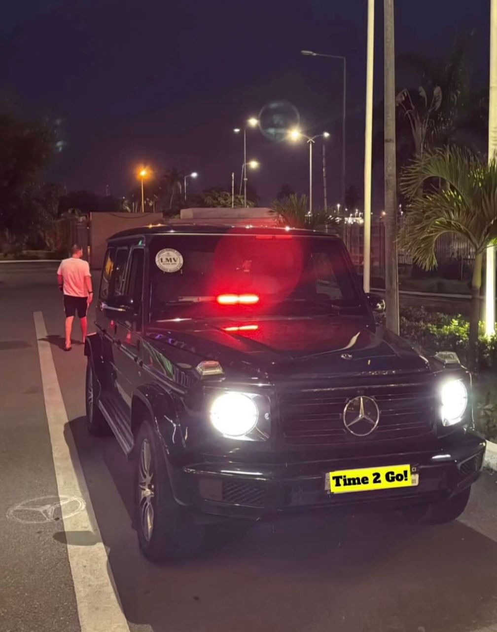 Mercedes G-Class LMV de nuit